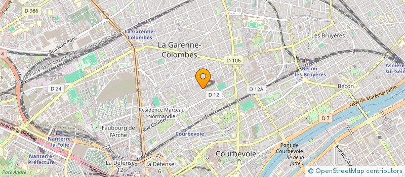 localisation de l'entreprise PIMAYA  COURBEVOIE