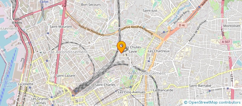 localisation de l'entreprise PIMBA SERVICES à MARSEILLE