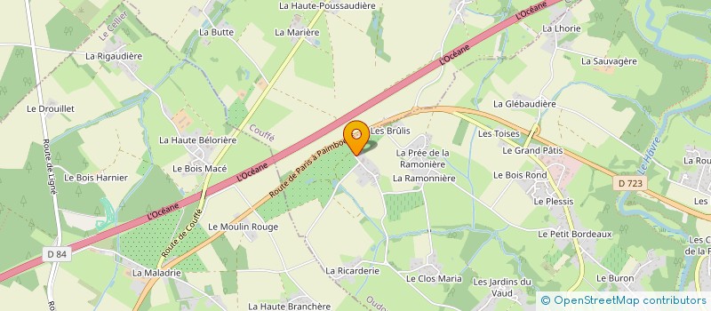 localisation de l'entreprise PIMBA TERRES  OUDON