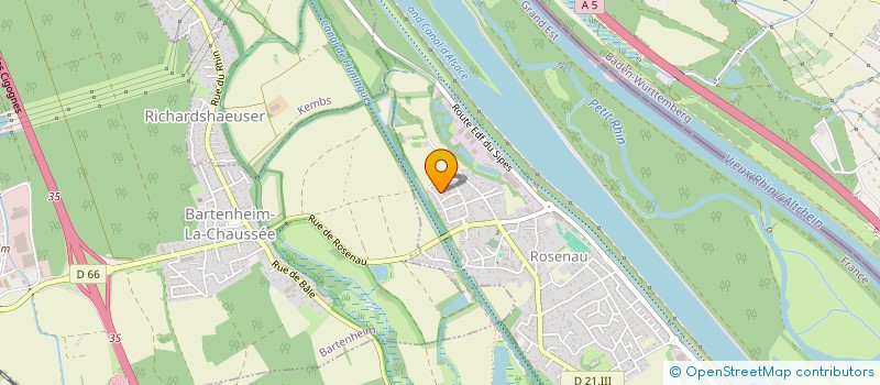 localisation de l'entreprise PIMDO  ROSENAU