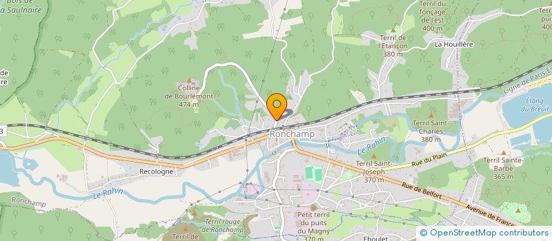 localisation de l'entreprise PIMELO  RONCHAMP