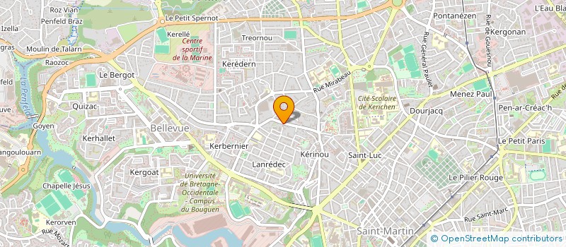localisation de l'entreprise PIMENT 17 à BREST
