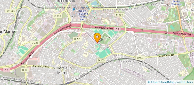 localisation de l'entreprise PIMENT A PEYI LA !  NOISY-LE-GRAND