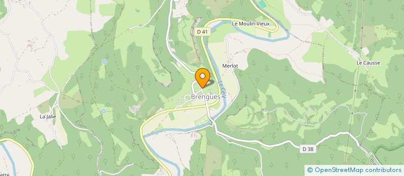 localisation de l'entreprise PIMENT BLANC  BRENGUES