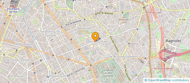 localisation de l'entreprise PIMENT ROUGE à PARIS