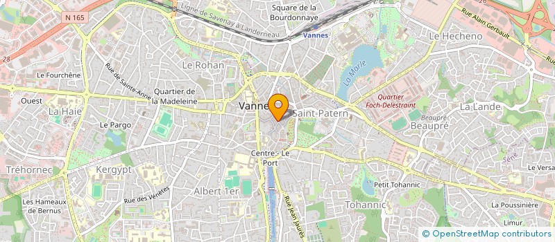 localisation de l'entreprise PIMENT ROUGE à VANNES