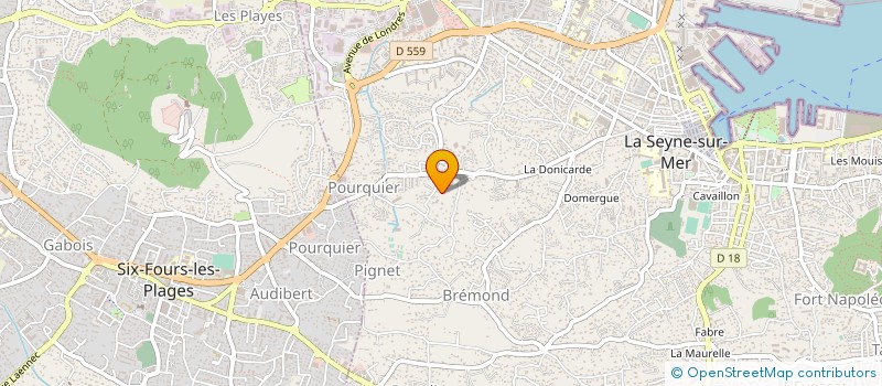 localisation de l'entreprise PIMENT ROUGE SARL à LA SEYNE-SUR-MER