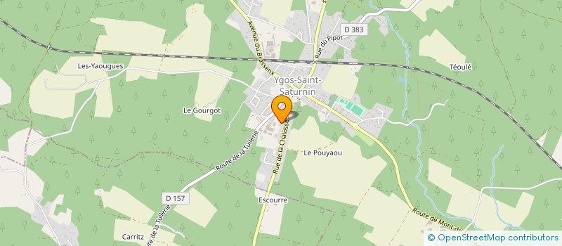 localisation de l'entreprise PIMENTA  YGOS-SAINT-SATURNIN