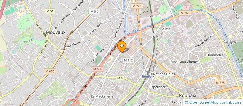 localisation de l'entreprise PIMENTEO  TOURCOING