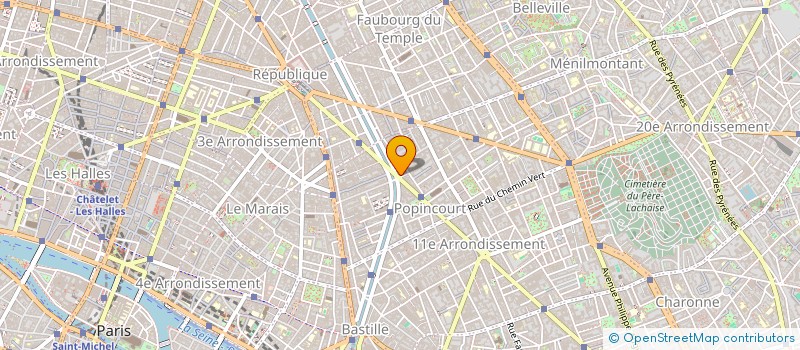 localisation de l'entreprise PIMENTO PRODUCTIONS à PARIS
