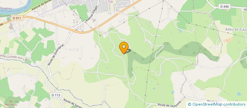 localisation de l'entreprise PIMENTS DORES  ALLEZ-ET-CAZENEUVE