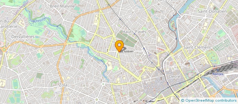 localisation de l'entreprise PIMEX à NANTES