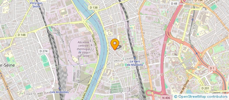 localisation de l'entreprise PIMM'S CUP SARL  ALFORTVILLE