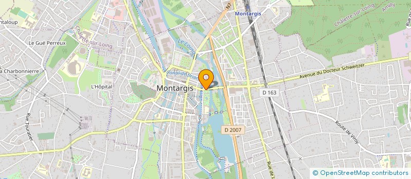 localisation de l'entreprise PIMMS DU PLATEAU DE L'AGGLOMERATION MONTARGEOISE ET RIVES DU LOING à MONTARGIS