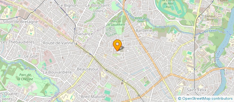 localisation de l'entreprise PIMO à NANTES