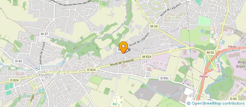 localisation de l'entreprise PIMO 85  LEGUEVIN