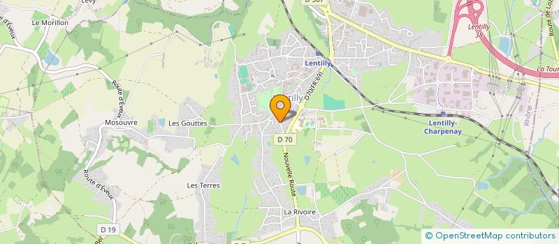 localisation de l'entreprise PIMO  LENTILLY