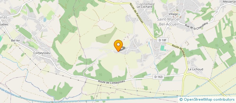 localisation de l'entreprise PIMO  SAINT-MARCEL-BEL-ACCUEIL