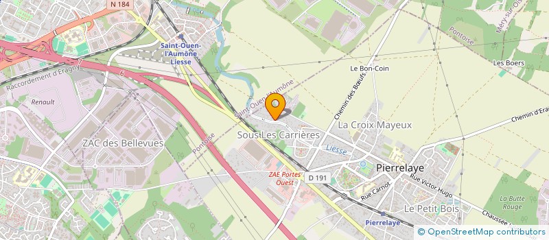 localisation de l'entreprise PIMO-BILIER  PIERRELAYE