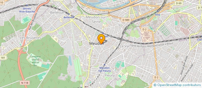 localisation de l'entreprise PIMOBILIER à MEUDON