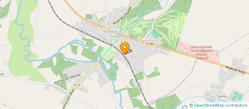 localisation de l'entreprise PIMOCE à VILLEDIEU-SUR-INDRE