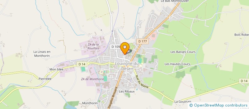 localisation de l'entreprise PIMOPINA  LOUVIGNE-DU-DESERT