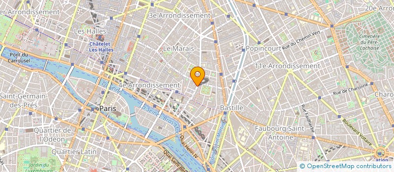 localisation de l'entreprise PIMOULHA  PARIS