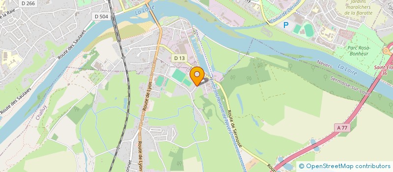 localisation de l'entreprise PIMOUSSE RACING TEAM  SERMOISE-SUR-LOIRE