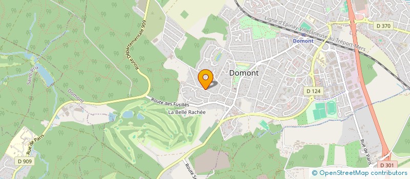 localisation de l'entreprise PIMP IMMO  DOMONT