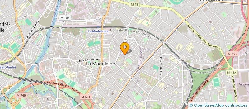localisation de l'entreprise PIMPACT à MARCQ-EN-BARŒUL