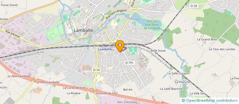 localisation de l'entreprise PIMPANTE PROD à LAMBALLE-ARMOR