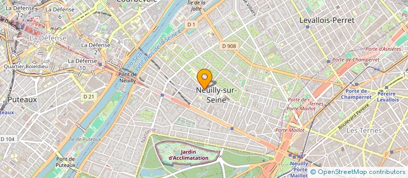 localisation de l'entreprise PIMPAS à NEUILLY-SUR-SEINE