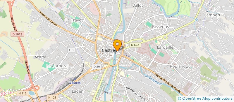 localisation de l'entreprise PIMPON  CASTRES
