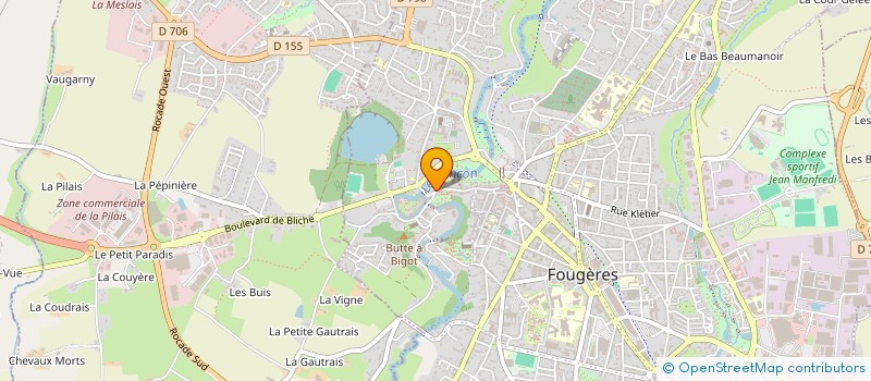 localisation de l'entreprise PIMPRENELLE 108  FOUGERES