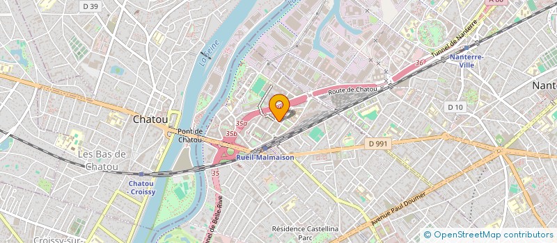 localisation de l'entreprise PIMPRENELLE à RUEIL-MALMAISON