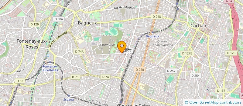 localisation de l'entreprise PIMPRENELLE à BAGNEUX