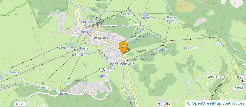 localisation de l'entreprise PIMPRENELLE ET BLUTCH  HAUTELUCE