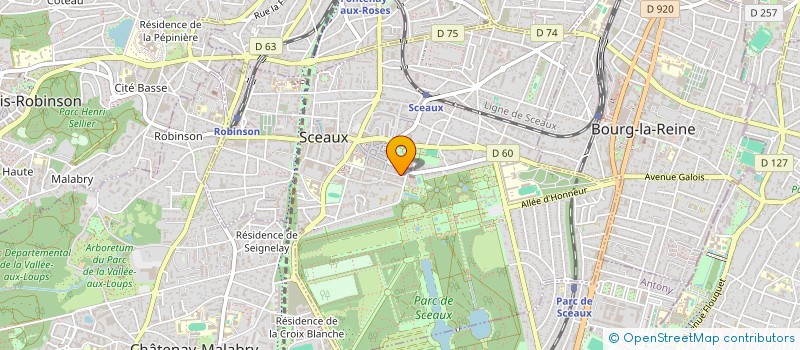 localisation de l'entreprise PIMPRENELLE ET NICOLAS à SCEAUX