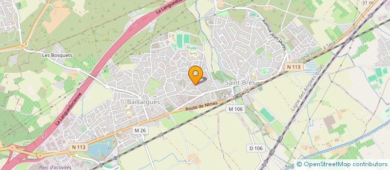 localisation de l'entreprise PIMS FLOYD  BAILLARGUES
