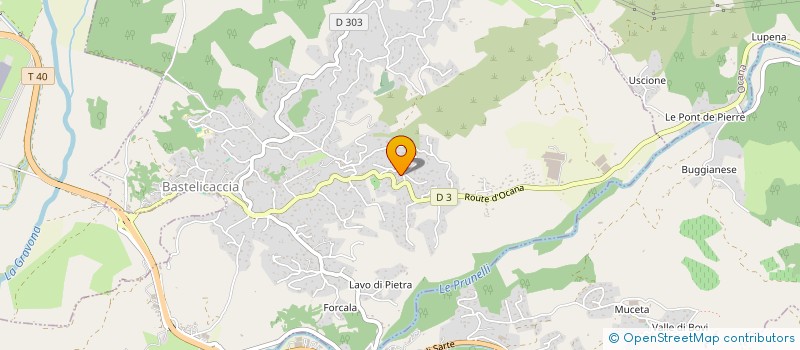 localisation de l'entreprise PIMU LOGISTIQUE à BASTELICACCIA