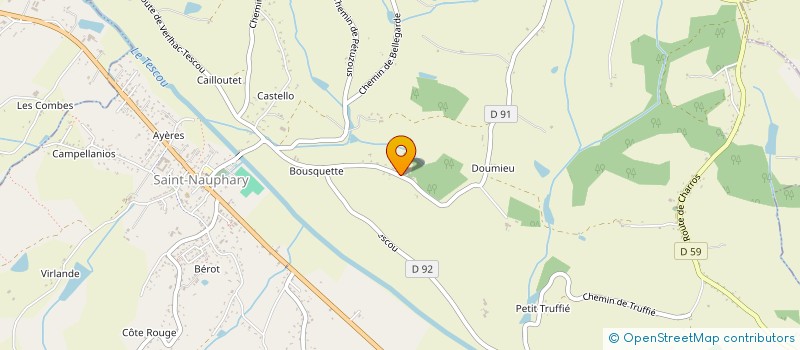 localisation de l'entreprise PIMYCE  LABASTIDE-SAINT-PIERRE