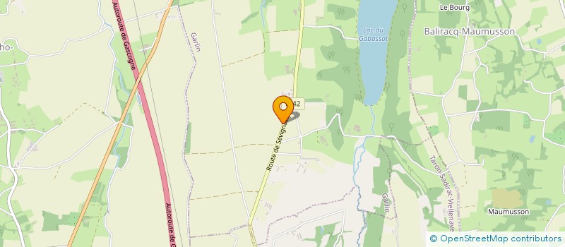 localisation de l'entreprise PIN  RIBARROUY