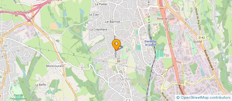 localisation de l'entreprise PIN CHE TOPO à DARDILLY