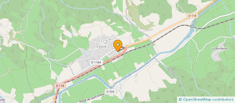 localisation de l'entreprise PIN'CUT  CEPIE