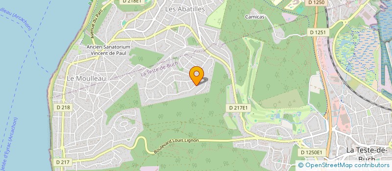 localisation de l'entreprise PIN D'EPICES à LA TESTE-DE-BUCH