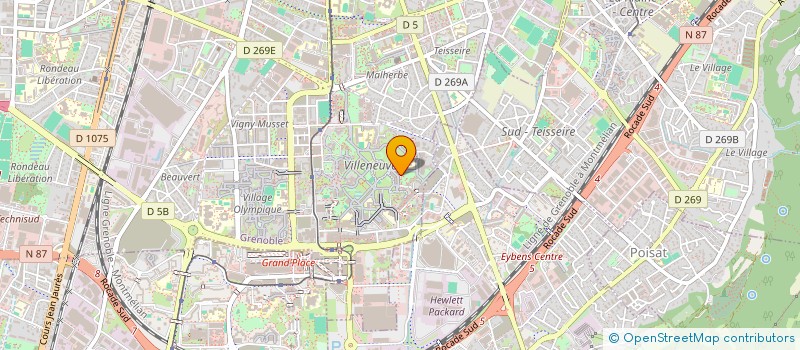 localisation de l'entreprise PIN DES ALPES  GRENOBLE