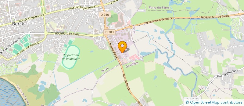 localisation de l'entreprise PIN-FLOC  BERCK