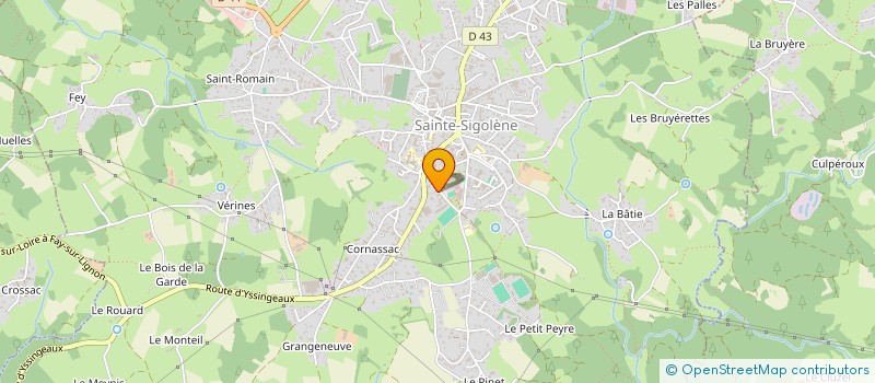 localisation de l'entreprise PIN PARASOL INVEST à SAINTE-SIGOLENE