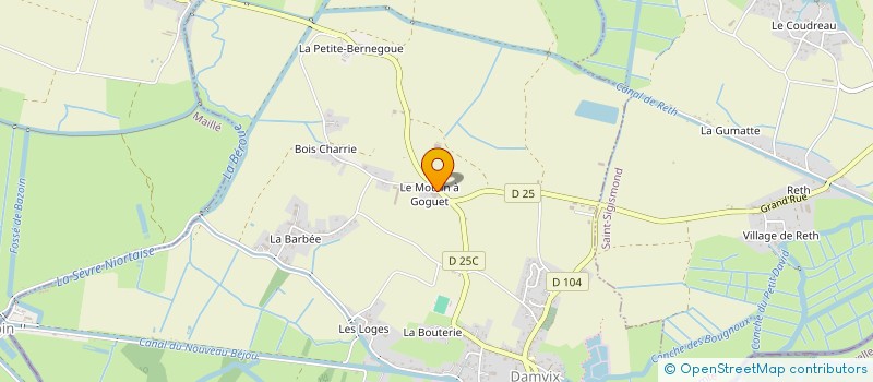 localisation de l'entreprise PIN PON PAIN  DAMVIX