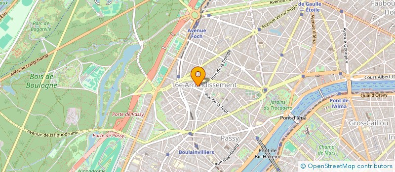 localisation de l'entreprise PIN'S CONSEIL  PARIS